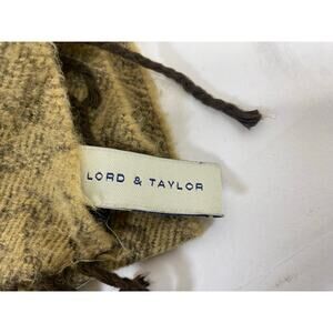 Lord and Taylor 100% Acrylic Shawl Brown